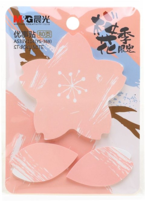 Karteczki samoprzylepne Cherry Blossom; 76x76cm 80ark MG Karteczki samoprzylepne Cherry Blossom; 76x76cm 80ark MG
