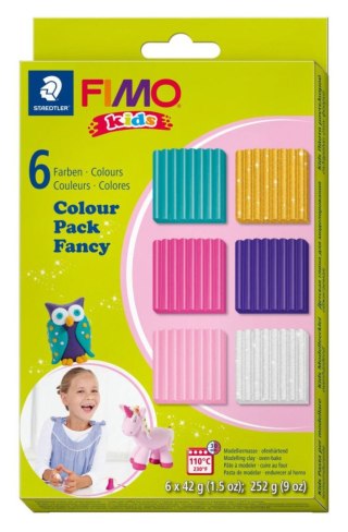 Kostka FIMO Kids 42g 6 kol. (25 220 6 052 112 39) Staedter