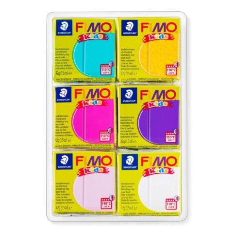 Kostka FIMO Kids 42g 6 kol. (25 220 6 052 112 39) Staedter Kostka FIMO Kids 42g 6 kol. (25 220 6 052 112 39) Staedter