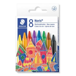 Kredki woskowe Noris Club 8 kolorów Staedtler
