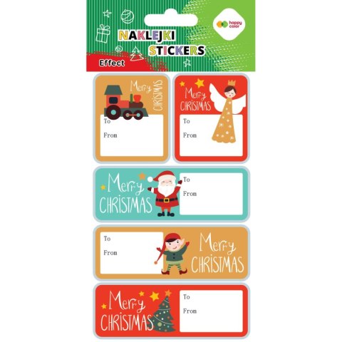 Naklejki EFFECT-Xmas- BOX2 50 szt 10x20cm