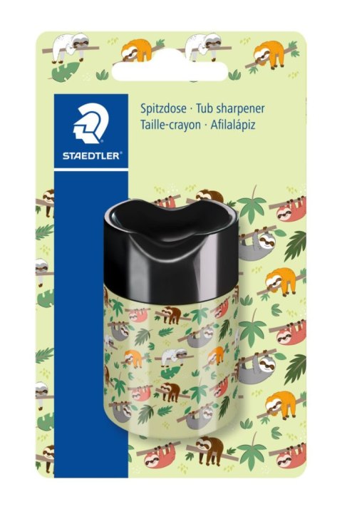 Temperówka z pojemnikiem Pattern Mix pojedyncza Staedtler Temperówka z pojemnikiem Pattern Mix pojedyncza Staedtler