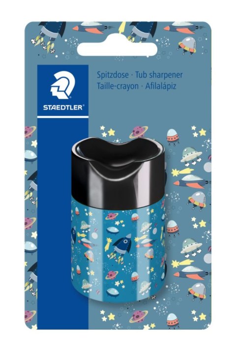 Temperówka z pojemnikiem Pattern Mix pojedyncza Staedtler Temperówka z pojemnikiem Pattern Mix pojedyncza Staedtler