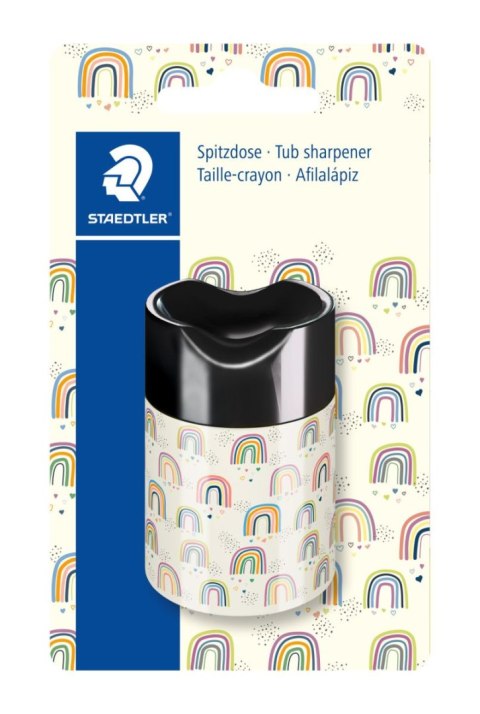 Temperówka z pojemnikiem Pattern Mix pojedyncza Staedtler Temperówka z pojemnikiem Pattern Mix pojedyncza Staedtler