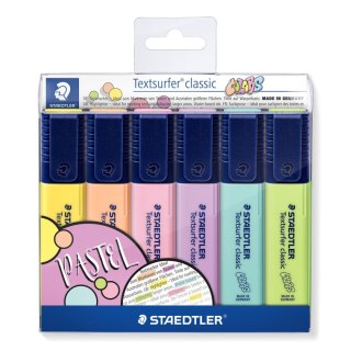 Zakreślacz Classic Colors 6 kol. w opak. Staedtler