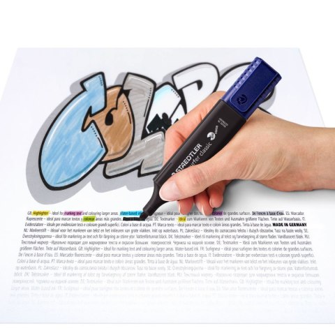 Zakreślacz Classic Vintage 4 kol. w opak. Staedtler