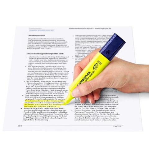 Zakreślacz Textsurfer classic Excellent colours 4 kol w opak. Staedtler Zakreślacz Textsurfer classic Excellent colours 4 kol w opak. Staedtler