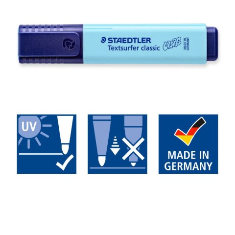 Zakreślacz Textsurfer classic Pastel 4 kol. w opak. Staedtler Zakreślacz Textsurfer classic Pastel 4 kol. w opak. Staedtler