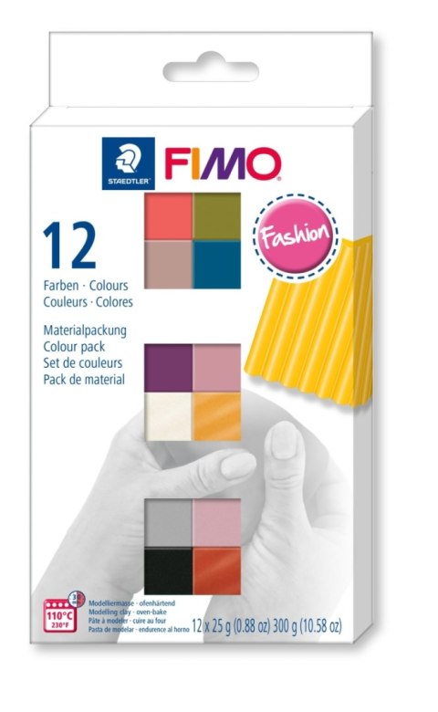 Zestaw FIMO soft kolory Fashion 12x25g Staedtler Zestaw FIMO soft kolory Fashion 12x25g Staedtler
