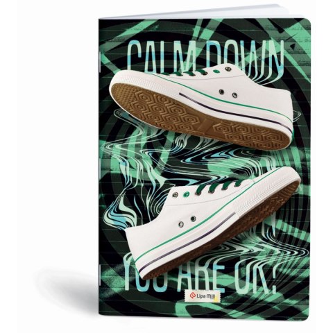 Zeszyt A4 Sneakers 40k aplikacja kratka Mar Mar Zeszyt A4 Sneakers 40k aplikacja kratka Mar Mar