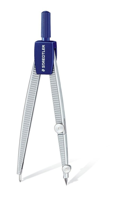 Cyrkiel szkolny z uniwersalnym adapterem i z etui na grafity Staedtler Cyrkiel szkolny z uniwersalnym adapterem i z etui na grafity Staedtler