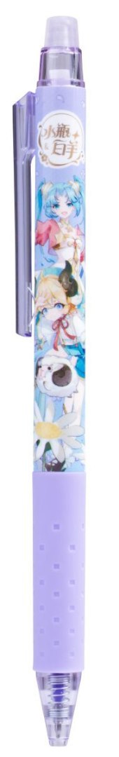 Długopis usuwalny automatyczny 05mm niebieski Korean Flower Manga 36 szt