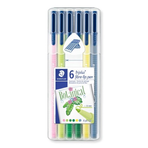 Flamaster Triplus 1 mm 6 szt. w etui Botanical Staedtler Flamaster Triplus 1 mm 6 szt. w etui Botanical Staedtler