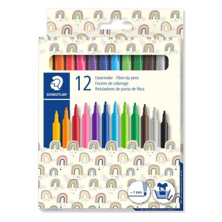 Flamaster szkolny Pattern Mix 12 kol. w opak. Staedtler