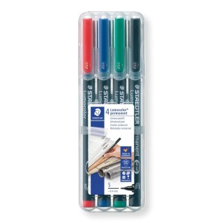 Foliopis Lumocolor S wodoodporny zestaw (2 3 5 9) w etui box Staedtler