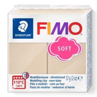 Kostka FIMO soft 57g piaskowy masa termoutwardzalna Staedtler