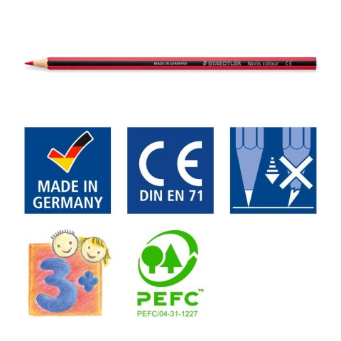 Kredki Noris colour sześciokątne 36 kol. Staedtler