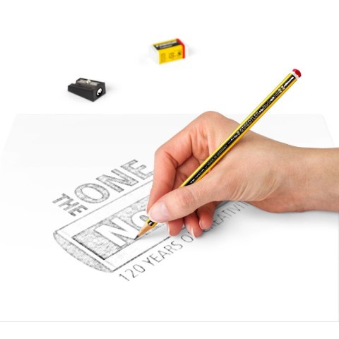 Ołówek Noris 3 szt HB + gumka + temperówka blister Staedtler