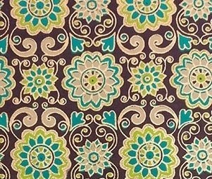 Papiery ozdobne INDIA Ornament brązowy 20x29cm 10 ark