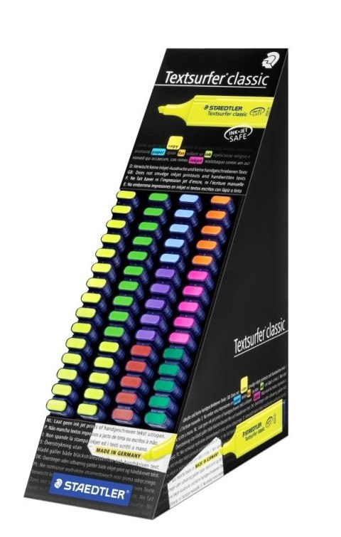 Zakreślacz Textsurfer classic 60 szt. w display-u Staedtler Zakreślacz Textsurfer classic 60 szt. w display-u Staedtler