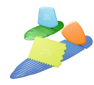 Zestaw narzędzi FIMO Kids Work&Play 3 typy nożyków plastiowych Staedtler