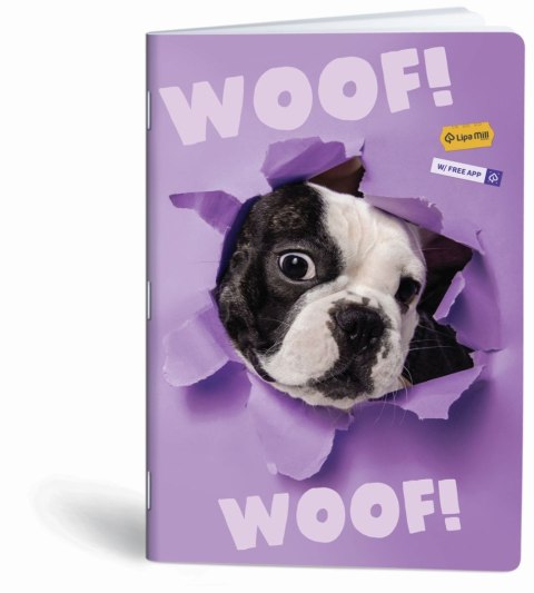 Zeszyt A4 Woof 60 k kratka Mar Mar Zeszyt A4 Woof 60 k kratka Mar Mar