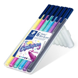 Flamaster Triplus 1 mm GALAXY 6 szt. w etui Staedtler