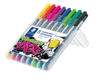 Foliopis Lumocolor ART F wodoodporny 8 kol (1 2 20 6 3 51 5 9) Staedtler