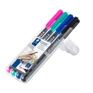 Foliopis Lumocolor M wodoodporny 4 kol. (205439) w opak. Staedtler