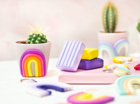 Kostka FIMO effect 57g neon pomarańczowy masa termoutwardzalna Staedtler
