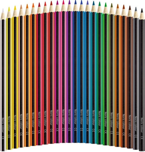 Kredki Noris colour sześciokątne 24 kol. Staedtler