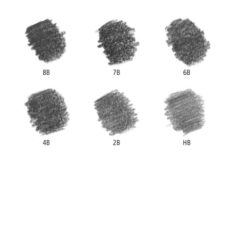 Ołówek Mars Lumograph sześciokątny 6 szt tw. 8B 7B 6B 4B 2B B Staedtler Ołówek Mars Lumograph sześciokątny 6 szt tw. 8B 7B 6B 4B 2B B Staedtler