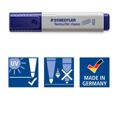 Zakreślacz Textsurfer classic Pastel 6 kol. w opak. Staedtler Zakreślacz Textsurfer classic Pastel 6 kol. w opak. Staedtler