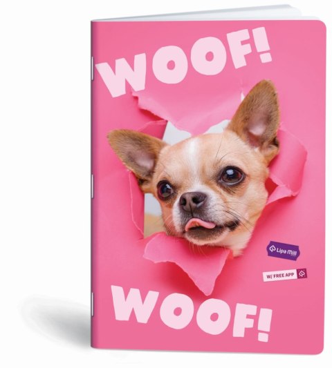 Zeszyt A5 Woof 32 k kratka Mar Mar