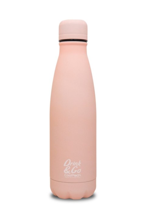 COOLPACK - TERMO BOTTLE - BIDON METALOWY - PASTEL / POWDER PEACH