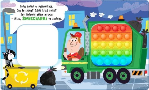 KSIĄŻECZKA SENSORYCZNA POP IT POJAZDY NA ULICY KSIĄŻECZKA SENSORYCZNA POP IT POJAZDY NA ULICY