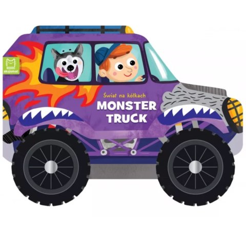 KSIĄŻKA RUCHOME KÓŁKA ŚWIAT NA KÓŁKACH MONSTER KSIĄŻKA RUCHOME KÓŁKA ŚWIAT NA KÓŁKACH MONSTER