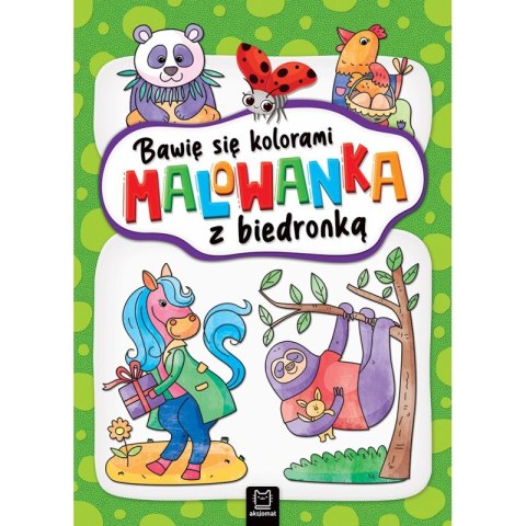 Bawię się kolorami. Malowanka z biedronką Bawię się kolorami. Malowanka z biedronką