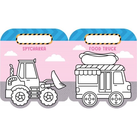 Brum, brum! Pojazdy. Kolorowanka z naklejkami Brum, brum! Pojazdy. Kolorowanka z naklejkami