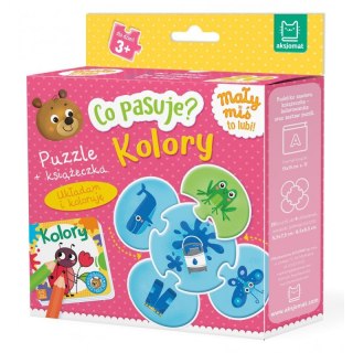 Co pasuje? Kolory. Puzzle + książeczka