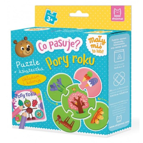 Co pasuje? Pory roku. Puzzle + książeczka Co pasuje? Pory roku. Puzzle + książeczka
