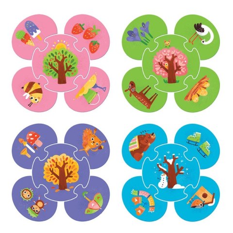 Co pasuje? Pory roku. Puzzle + książeczka Co pasuje? Pory roku. Puzzle + książeczka