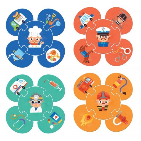 Co pasuje? Zawody. Puzzle + książeczka Co pasuje? Zawody. Puzzle + książeczka