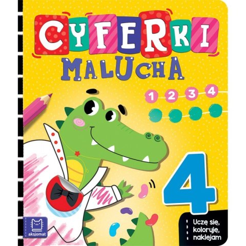 Cyferki malucha. Uczę się, koloruję, naklejam Cyferki malucha. Uczę się, koloruję, naklejam