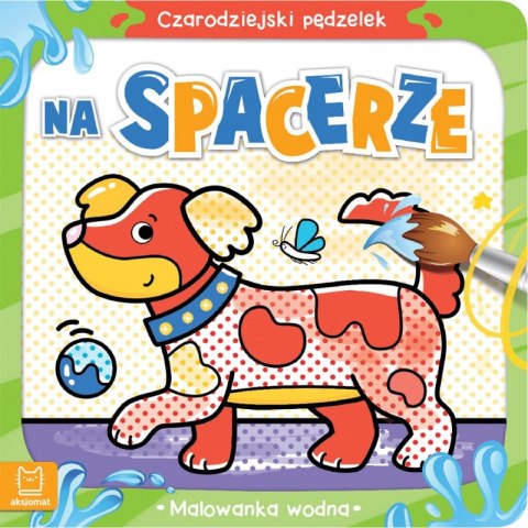 Czarodziejski pędzelek. Na spacerze. Malowanka wodna Czarodziejski pędzelek. Na spacerze. Malowanka wodna