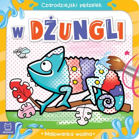 Czarodziejski pędzelek. W dżungli. Malowanka wodna Czarodziejski pędzelek. W dżungli. Malowanka wodna
