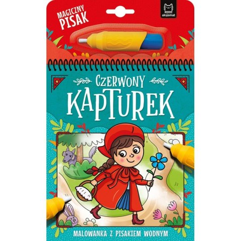 Czerwony Kapturek. Malowanka z pisakiem wodnym Czerwony Kapturek. Malowanka z pisakiem wodnym