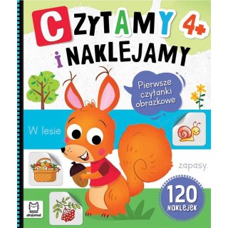 Czytamy i naklejamy. Pierwsze czytanki obrazkowe 4+