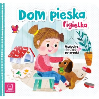 Dom pieska Figielka. Maluchy kochają zwierzaki
