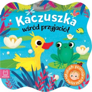 Kaczuszka wśród przyjaciół. Maluch poznaje zwierzęta